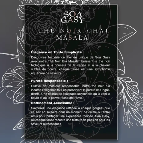 Thé noir Masala chaï Thé noir Masala chaï
